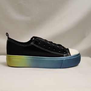 Olivia Miller Gazelle Ombre Lace-Up Platform Sneakers (W Size 7)